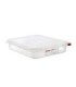 San Jamar Araven -Food Pan w/Lid PP GN 1/2 Size 2.5"- Transluc