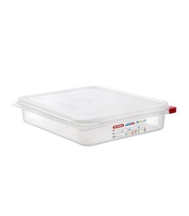 San Jamar Araven -Food Pan w/Lid PP GN 1/2 Size 2.5"- Transluc