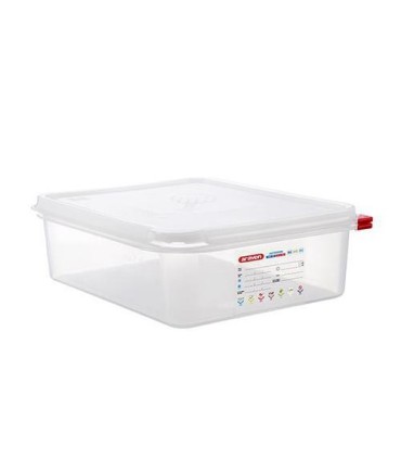 San Jamar Araven - Food Pan w/Lid PP GN 1/1 Size 4" - Transluc