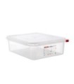 San Jamar Araven - Food Pan w/Lid PP GN 1/1 Size 4" - Transluc