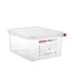 San Jamar Araven - Food Pan w/Lid PP GN 1/2 Size 6" - Transluc