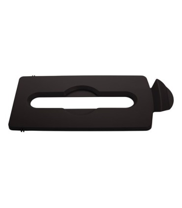 Rubbermaid FG2007903 SOP: Slim Jim - BYO Station Paper Slot Lid Insert - Brown, Price Per EA - FG2007903 -  - [unit price]