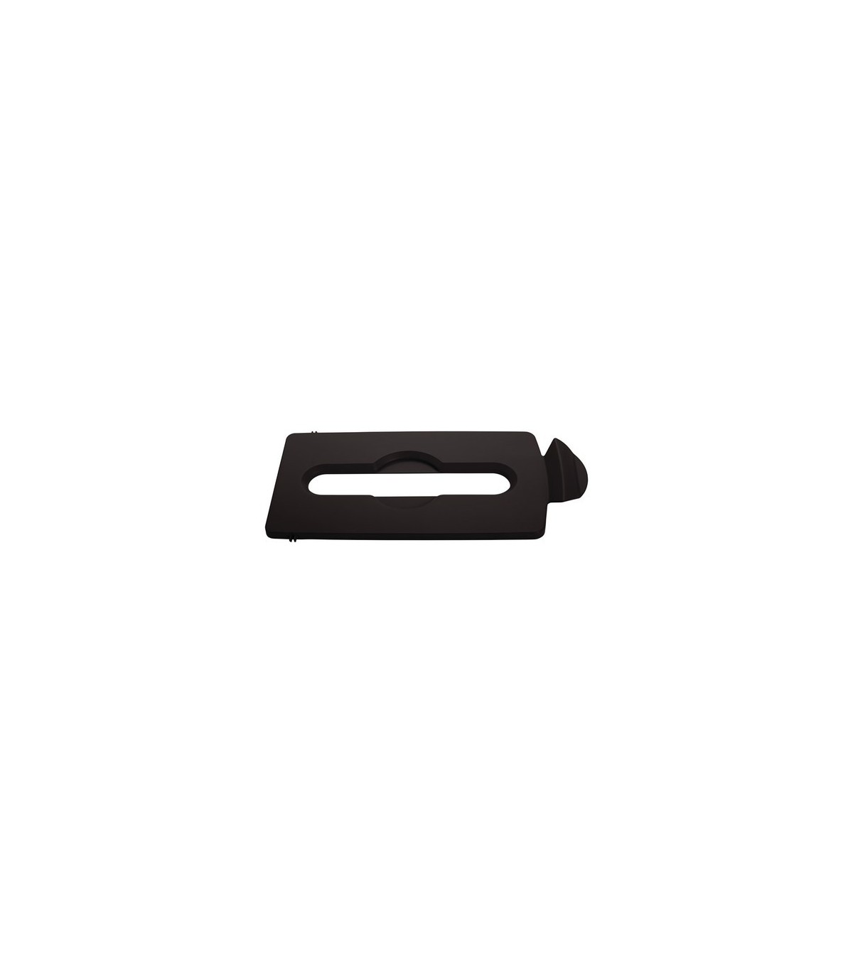 Rubbermaid FG2007903 SOP: Slim Jim - BYO Station Paper Slot Lid Insert - Brown, Price Per EA - FG2007903 -  - [unit price]