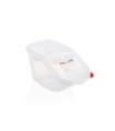 San Jamar Araven - Ingredient Bin PP GN 1/3 Size 1.8G - Transluc