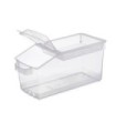 San Jamar Araven - Ingredient Bin PP 13.75x10.5" 3.7G - Transluc