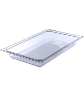 San Jamar Food Pan - Cold Full Size - 2.5" Depth - Clear