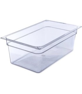San Jamar Food Pan - Cold Full Size - 8" Depth - Clear