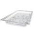 San Jamar Food Pan - Cold Drain Tray Full Size - Clear