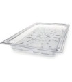San Jamar Food Pan - Cold Drain Tray Full Size - Clear