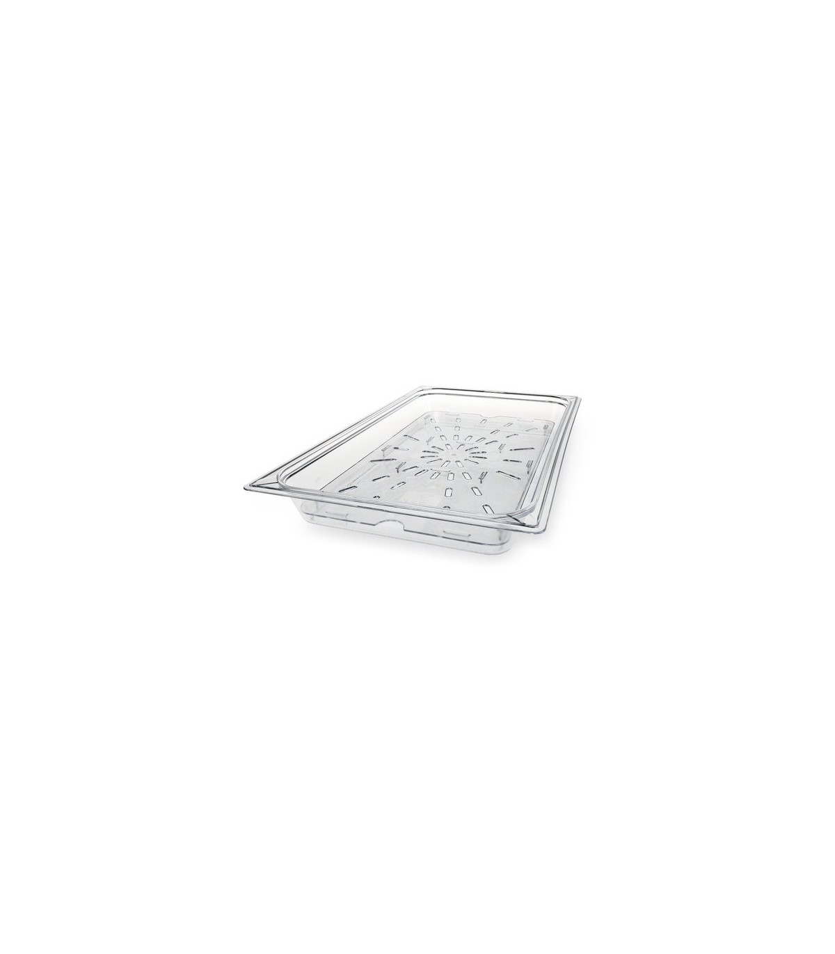 San Jamar Food Pan - Cold Drain Tray Full Size - Clear