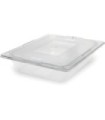San Jamar Food Pan - Cold 1/2 Size - 2.5" Depth - Clear