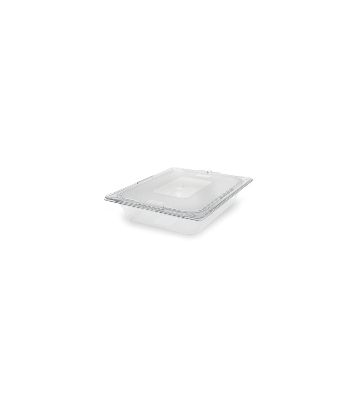 San Jamar Food Pan - Cold 1/2 Size - 2.5" Depth - Clear