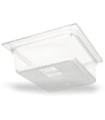 San Jamar Food Pan - Cold 1/2 Size - 4" Depth - Clear
