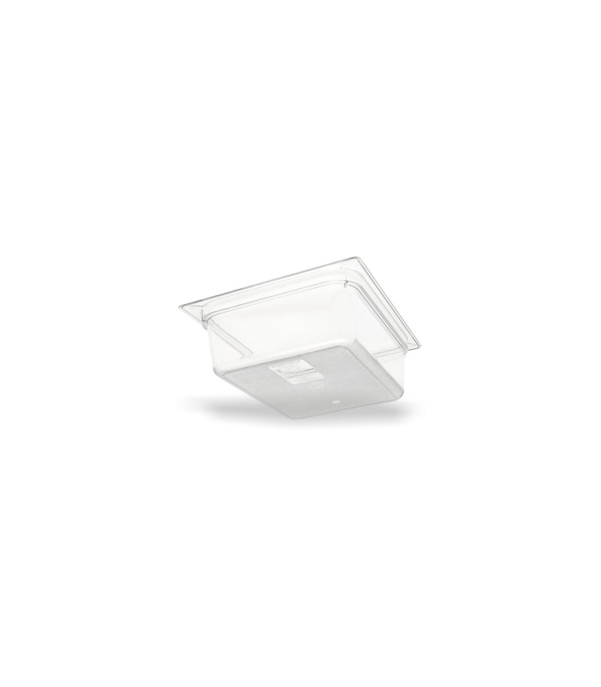 San Jamar Food Pan - Cold 1/2 Size - 4" Depth - Clear
