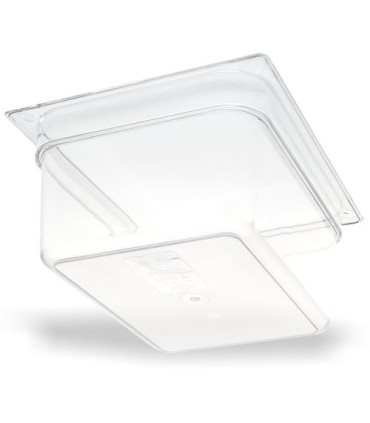 San Jamar Food Pan - Cold 1/2 Size - 6" Depth - Clear