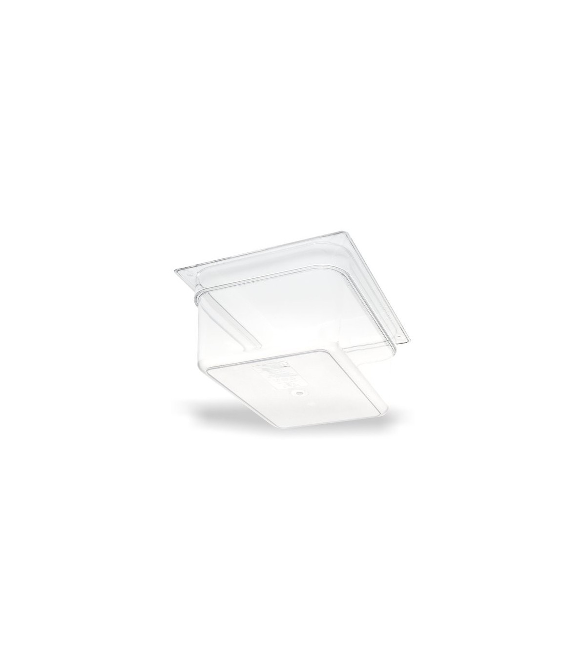 San Jamar Food Pan - Cold 1/2 Size - 6" Depth - Clear