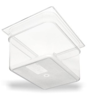 San Jamar Food Pan - Cold 1/2 Size - 8" Depth - Clear