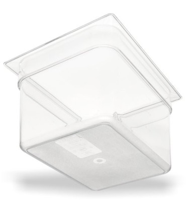 San Jamar Food Pan - Cold 1/2 Size - 8" Depth - Clear