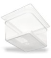 San Jamar Food Pan - Cold 1/2 Size - 8" Depth - Clear