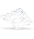 San Jamar Food Pan - Cold Drain Tray 1/2 Size - Clear