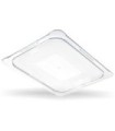 San Jamar Food Pan - Cold Lid Only 1/2 Size Flat - Clear