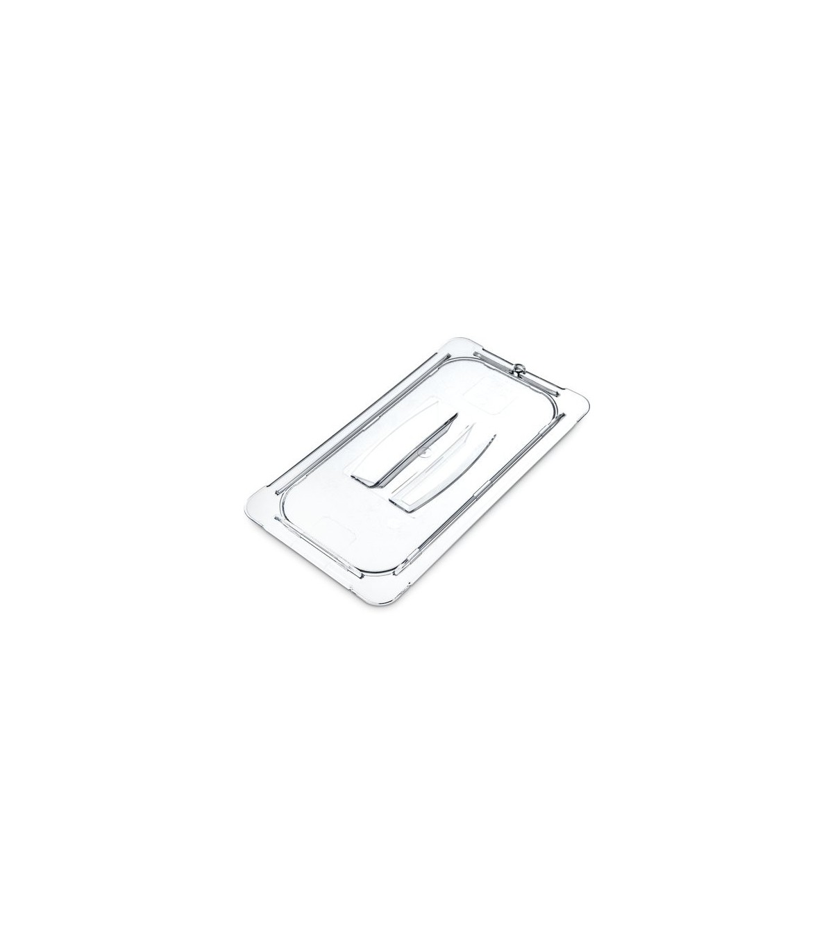 San Jamar Food Pan - Cold Lid Only 1/3 Size - Clear