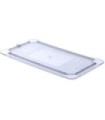 San Jamar Food Pan - Cold Lid Only 1/3 Size Flat - Clear