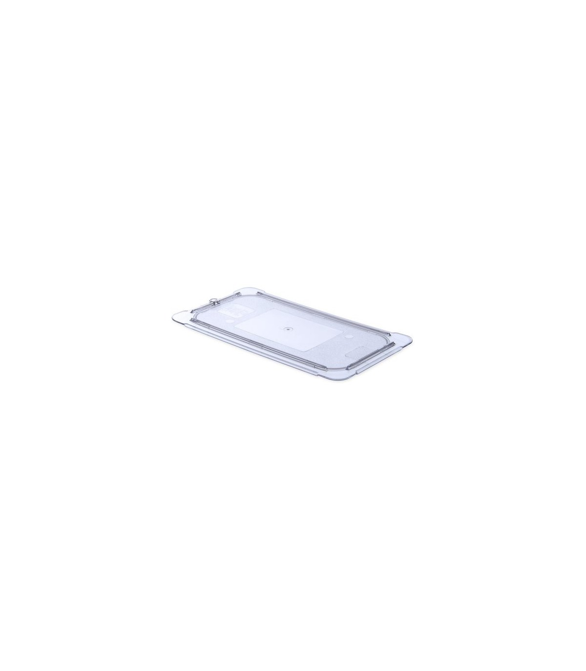 San Jamar Food Pan - Cold Lid Only 1/3 Size Flat - Clear