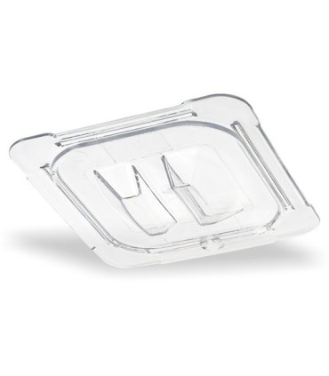 San Jamar Food Pan - Cold Lid Only 1/6 Size - Clear