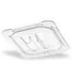 San Jamar Food Pan - Cold Lid Only 1/6 Size - Clear