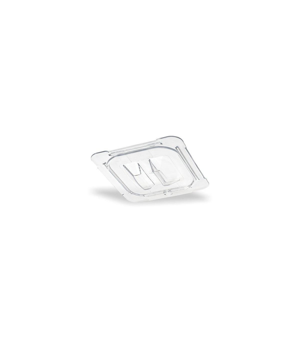 San Jamar Food Pan - Cold Lid Only 1/6 Size - Clear
