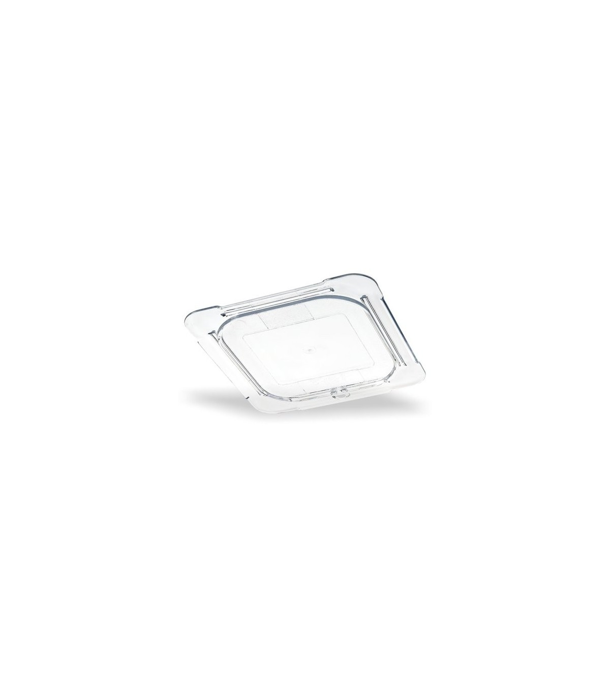 San Jamar Food Pan - Cold Lid Only 1/6 Size Flat - Clear