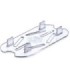 San Jamar Food Pan - Cold Drain Tray 1/9 Size - Clear