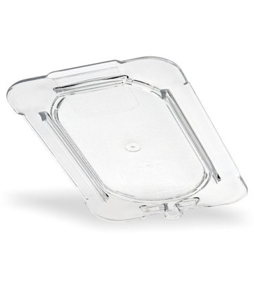 San Jamar Food Pan - Cold Lid Only 1/9 Size Flat - Clear