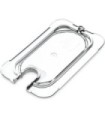 San Jamar Food Pan - Cold Lid Only 1/9 Size Flat Notched - Clear