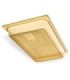 San Jamar Food Pan - Hot Full Size - 2.5" Depth - Amber