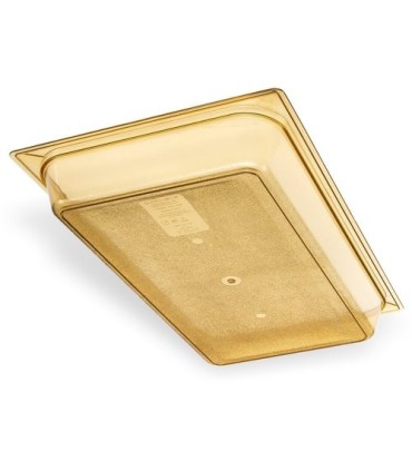 San Jamar Food Pan - Hot Full Size - 2.5" Depth - Amber