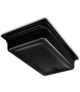 San Jamar Food Pan - Hot Full Size - 4" Depth - Black