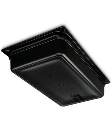 San Jamar Food Pan - Hot Full Size - 4" Depth - Black