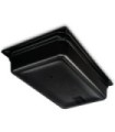 San Jamar Food Pan - Hot Full Size - 4" Depth - Black
