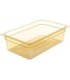 San Jamar Food Pan - Hot Full Size - 6" Depth - Amber
