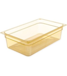 San Jamar Food Pan - Hot Full Size - 6" Depth - Amber