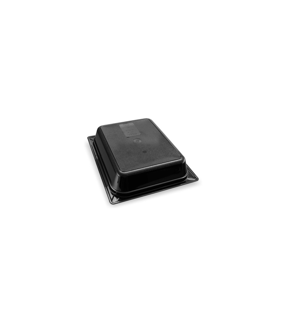 San Jamar Food Pan - Hot 1/2 Size - 2.5" Depth - Black