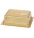San Jamar Food Pan - Hot 1/2 Size - 4" Depth - Amber