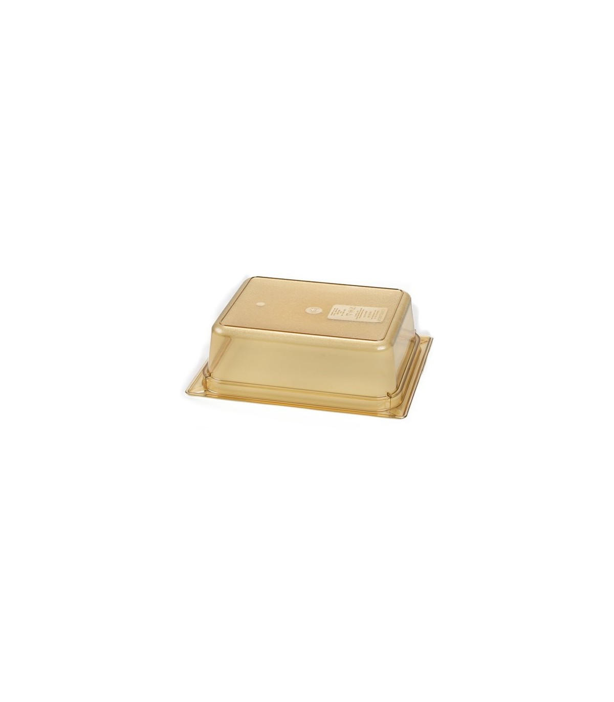 San Jamar Food Pan - Hot 1/2 Size - 4" Depth - Amber