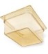 San Jamar Food Pan - Hot 1/2 Size 6" Depth - Amber