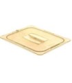 San Jamar Food Pan - Hot Lid Only 1/2 Size - Amber