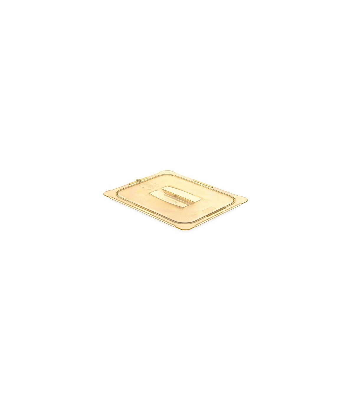 San Jamar Food Pan - Hot Lid Only 1/2 Size - Amber