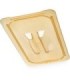 San Jamar Food Pan - Hot Lid Only 1/3 Size - Amber