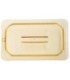 San Jamar Food Pan - Hot Lid Only 1/4 Size - Amber